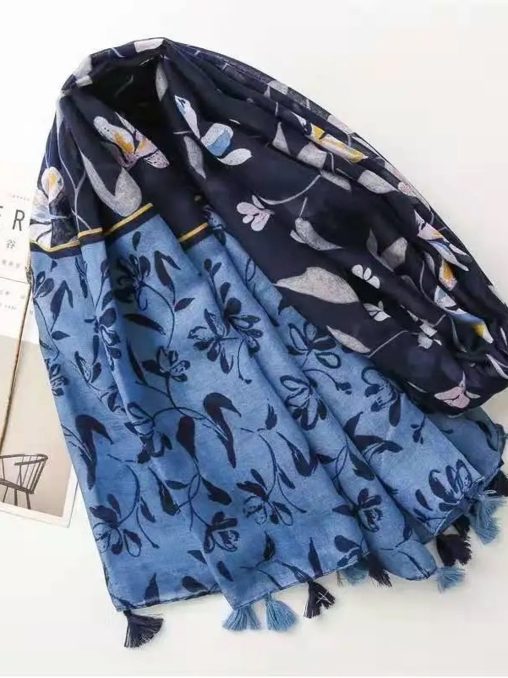 NWT Tassel Viscose Scarf